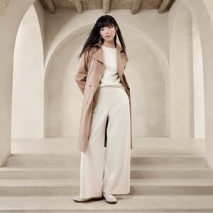 NWT Banana Republic Knit WIDE-LEG PONTE PANT